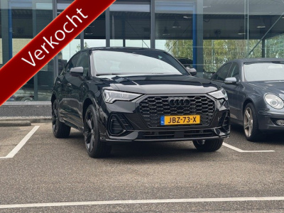 Audi Q3 sportback 45 tfsi e s edition l panoramadak l matrix led l virtual dashboard l keyless l wegklapbare trekhaak l leder l stoelverwarming l elektr. bedienbare achterklep l