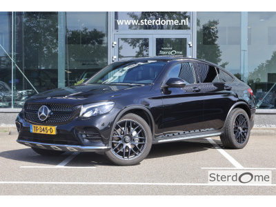 Mercedes-Benz Glc coupé 250 4matic premium l amg l schuif- kanteldak l comand l distronic l wegklapbare trekhaak l led intelligent l camera l head up l dodehoek assistent l airconditioning l elektr. bed. achterklep l stoelverwarming voor de...