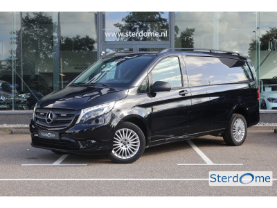 Mercedes-Benz Vito 114 cdi lang l trekhaak l becker map pilot l camera l led intelligent l comfortstoelen voor best. + bijrijder l airco l houten vloer l thermotronic l lm velgen l dakrails l tussenschot l
