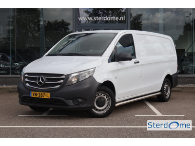 Mercedes-Benz Vito 114 cdi lang l betimmerd i airco l navi l deuren achter l trekhaak l camera l sidebars i