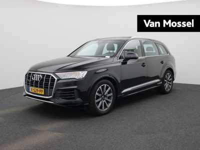 Audi Q7 55 tfsi e quattro pro line plus | nl auto | panoramadak | luchtvering | navigatie | apple carplay / android auto | lederen bekleding | elektrische trekhaak | verwarmde- en geventileerde stoelen | virtual cockpit | elektris...