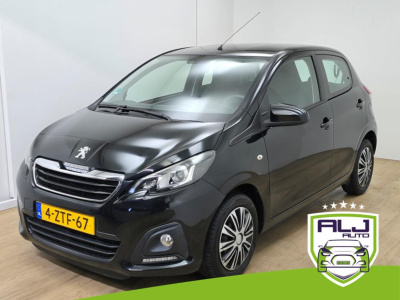 Peugeot 108 occasion 1.0 e-vti active met airco en nette km stand | tweedehands peugeot 108 zwart met bluetooth audio! | netjes