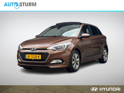 Hyundai I 20 1.2 hp i-motion premium | panoramadak | cruise & climate control | park. sensor | bluetooth tel. | radio-cd/mp3 speler | rijklaarprijs!