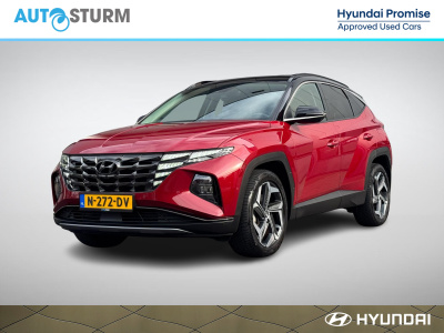 Hyundai Tucson Hybrid 1.6 t-gdi hev premium trekhaak, meest luxe uitvoering!