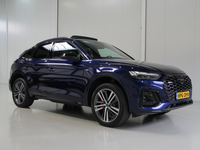 Audi Q5 sportback 55 tfsi ehybrid 367pk s edition competition | navarra blue | garantie 09-01-2027