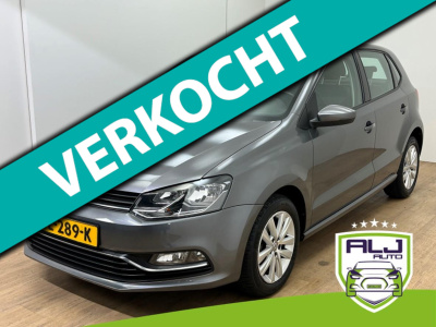 Volkswagen Polo occasion 1.2 tsi highline met airco en leuke velgen | tweedehands volkswagen polo in antraciet grijs | bluetooth
