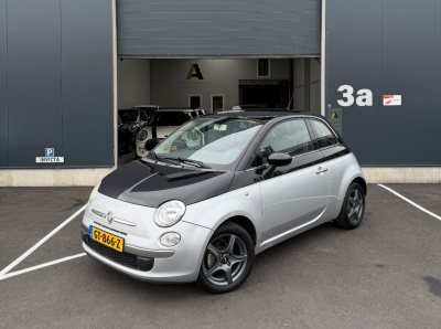 Fiat 500 1.2 - rosa - glazen dak