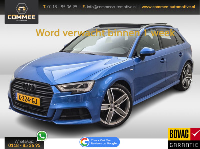 Audi A3 sportback 1.5 tfsi s line edition ✅1jaarbovag✅pano✅matrix✅optiekzwart✅b&o