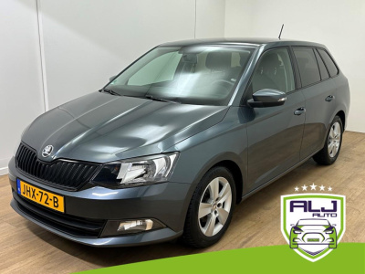 Skoda Fabia occasion | grijs | tweedehands skoda fabia | airco | stoelverwarming | getinte ruiten | bluetoothradio