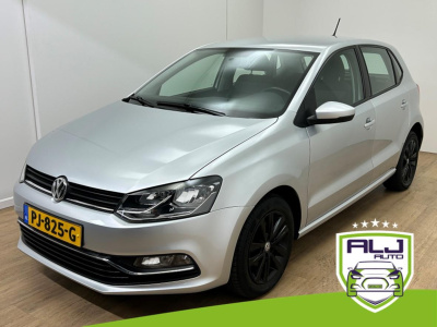 Volkswagen Polo occasion 1.2 tsi comfortline | grijs | airco | tweedehands volkswagen polo | zwarte velgen | carplay