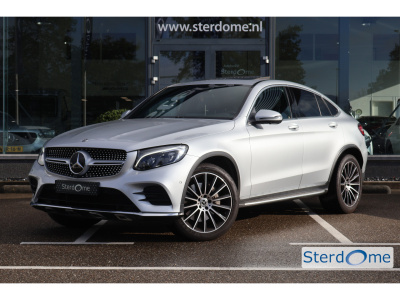 Mercedes-Benz Glc coupé 250 4matic amg premium plus l schuif- kanteldak l distronic l memoy pakket l 360 gr camera lstoelverwarming l leder l burmester l led l sfeerverlichting l alarm klasse 3 l elektrisch bedienbare achterklep l spiegel p...