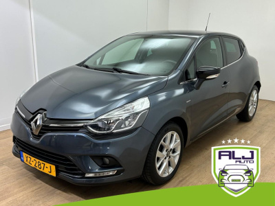 Renault Clio occasion 0.9 tce limited | grijs | airco | tweedehands renault clio | cruisecontrol | bluetooth