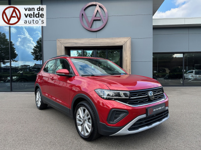 Volkswagen T-cross 1.0 tsi 115pk dsg life | camera | navi | 4-season banden | adap. cruise | fabrieksgarantie tot 8-2029