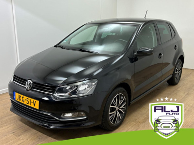 Volkswagen Polo occasion 1.2 tsi highline | zwart | airco | tweedehands volkswagen polo | stoelverwarming | cruisecontrol