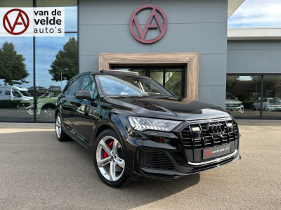 Audi Q7 55 tfsi e quattro pro line s-line | panoramadak | luchtvering | trekhaak | leder | rijklaar incl. garantie
