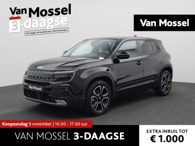 Jeep Avenger 1st edition 54 kwh | automaat | lmv | navigatie | climate control | camera | adaptive cruise control | elektrische achterklep | stoel verwarming  | apple carplay