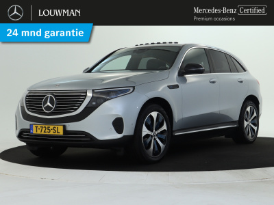 Mercedes-Benz Eqc 400 4matic luxury line 80 kwh inclusief 48 maanden mb certified garantie voor europa. | panoramadak | stoelverwarming | memory | trekhaak