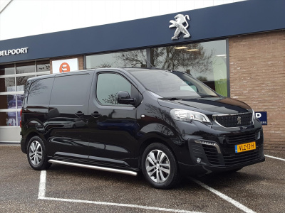 Peugeot Expert gb l2/standard 2.0 bluehdi-120pk automaat (eat8) 3pers. asphalt | navi | cruise&climate control | moduwork-luik 2.90m lading | trekhaak | stuur leder