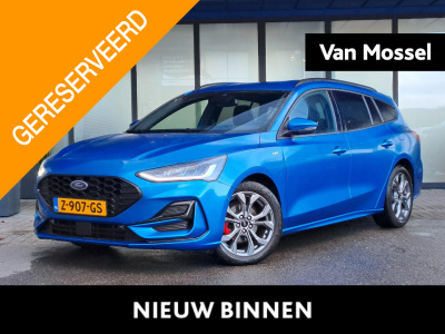 Ford Focus wagon 1.0 ecoboost hybrid st line x | apple carplay & android auto | adaptive cruise control | blindspot detection | winter pakket | elektrische achterklep | achteruitcamera | draadloze oplader |