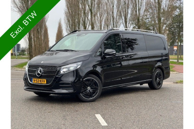 Mercedes-Benz V-Klasse 300d 4-matic extra lang dubbel cabine edition amg l distronic l agility controle onderstel l mbux l burmester l nappa leder l multibeam led l smartphone integratiel stuurwielverwarming l digitale binnenspiegel l afneembare...