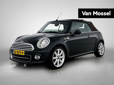 Mini Cooper Cabrio mini 1.6 | lmv | parkeer sensoren | leder | cruise control | bluetooth | stoel verwarming | climate control | aux