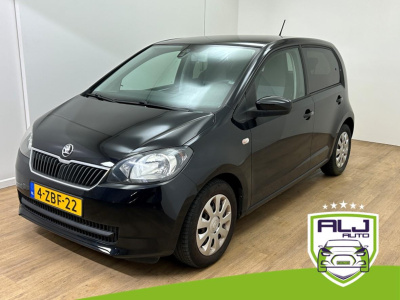 Skoda Citigo occasion 1.0 greentech elegance | zwart | tweedehands skoda citigo | airco | bluetooth | cruisecontrol