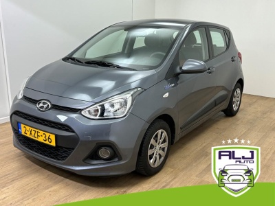 Hyundai I 10 occasion 1.0i go! | grijs | tweedehands hyundai i10 | airco | cruisecontrol | bluetooth audio