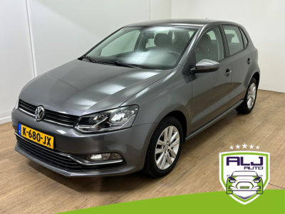 Volkswagen Polo occasion 1.2 tsi highline | grijs | tweedehands volkswagen polo | airco | cruisecontrol | bluetooth audio