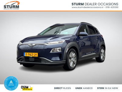 Hyundai Kona ev fashion 64 kwh soh 93% 3-fase lader, nl-auto!