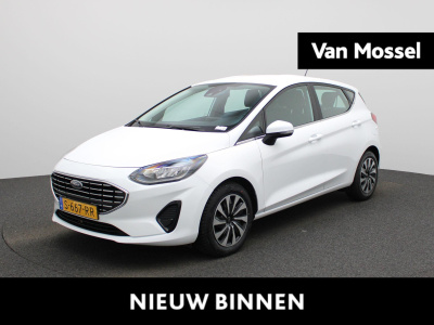 Ford Fiesta 1.0 ecoboost hybrid titanium | apple carplay / android auto | cruise control | parkeer sensoren | bluetooth | climate control | lage km stand | dab