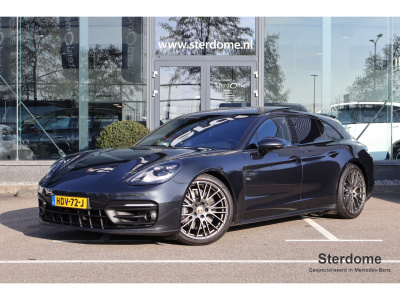 Porsche Panamera sport turismo 2.9 4 e-hybrid platinum edition i luchtvering i sportchrono i bose audio i head-up i camera i lederen bekleding i spoiler verstelbaar i i stoelverwarming/ventilatie i drive mode i