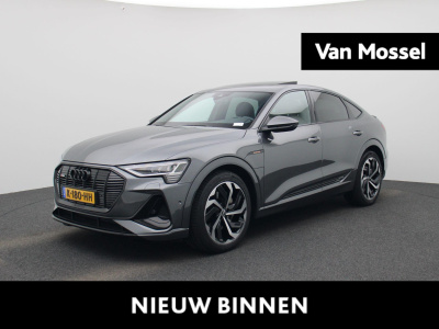 Audi E-tron sportback 55 quattro s edition 95 kwh | automaat | half-leder | memory seat | virtual cockpit | navigatie | climate control | camera | schuifdak | luchtvering | stoelverwarming | led | lmv | parkeersensoren |