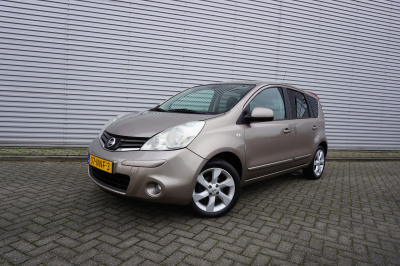 Nissan Note 1.6 tekna airco / navi / cruise / parkeersens. / trekhaak / eektr. ramen / lm velgen / nap