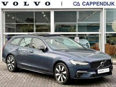 Volvo V90 t8 recharge 455pk ultra dark| panodak| 360camera| trekhaak| adap