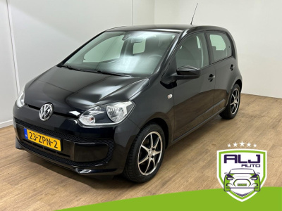 Volkswagen UP! occasion 1.0 move up! bluemotion | zwart | tweedehands volkswagen up | airco | bluetooth audio