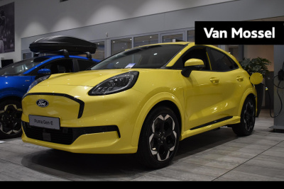 Ford Puma Gen-e premium 44 kwh | showroom voorraad | €3000.- korting | electric yellow | winterpack | driver assistance pack | incl. ford protect 2 + 3 jaar/100.000 km |