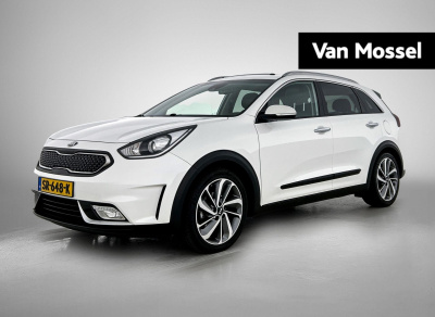 Kia Niro 1.6 gdi hybrid edition | automaat | schuif-/kanteldak | apple carplay / android auto | trekhaak | parkeer sensoren | half leder | stoel verwarming | stuur verwarming | cruise control | climate control | dab |