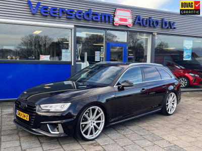 Audi A4 avant 35 tfsi m-hev sport s line black edition, standkachel, wegklapbare trekhaak enz..