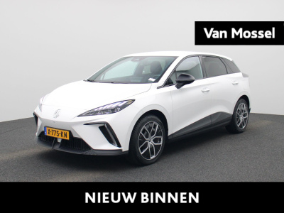MG Mg4 electric luxury 64 kwh | climate control | cruise control | elektrisch verstelbare stoelen | lederen bekleding | achteruitrijcamera | apple carplay/android auto |