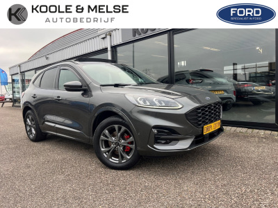 Ford Kuga 2.5 phev e-cvt 225pk st-line x , trekhaak , panodak , voorruitverwarming , stoel , achterbank en stuur verwarming , head up display