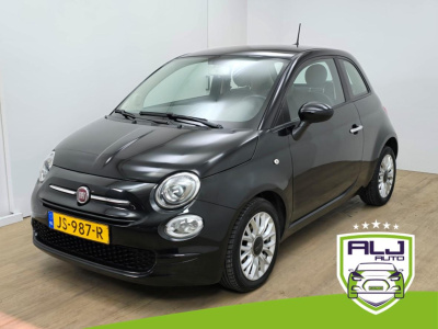 Fiat 500 occasion 0.9 twinair turbo popstar | zwart | tweedehands fiat 500 | airco | bluetooth audio