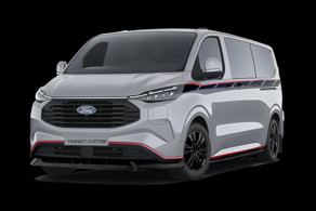 Ford Transit Custom 320 2.5 phev l2h1 grey platinum dubbele cabine (verwacht)