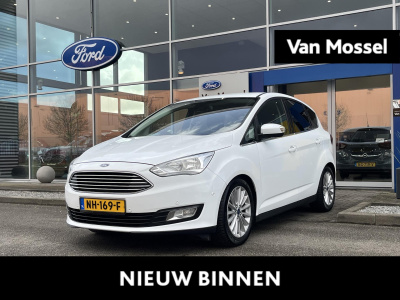 Ford C-max 1.0 titanium | wegklapbare trekhaak | climate control | cruise control | navigatie | parkeersensoren v + a | apple carplay/android auto |