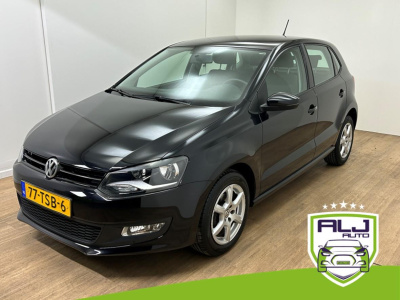 Volkswagen Polo occasion 1.2 tsi bluemotion comfortline | zwart | tweedehands volkswagen polo | airco | aux audio