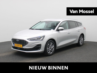 Ford Focus wagon 1.0 ecoboost hybrid titanium | cruise control | navigatie | parkeersensoren voor + achter | airco | apple carplay/ android auto |