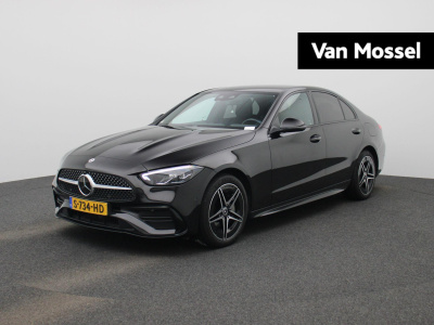 Mercedes-Benz C-Klasse 300 e amg line | automaat | lage km stand | climate control | navigatie | virtual cockpit | elektrische achterklep | stoelverwarming | led | camera | lichtmetalen amg velgen |
