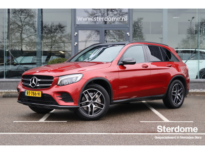 Mercedes-Benz Glc 250 d 4matic amg l panoramadak l trekhaak l stoelverwarming i camera i pts l led l airconditioning l