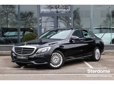Mercedes-Benz C-Klasse 200 cdi ambition elegance i stoelverwarming i tempomaat i parkeer sensoren i led i airco i i lm velgen i 6 bak i navigatie i