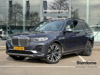 BMW X7 xdrive40i 6p. l 340 pk l panodak skylounge l laser l hud l 3500 ahw gewicht l memory l b &w l 360 camera l stuurverw. l stoelverwarming l distronic l
