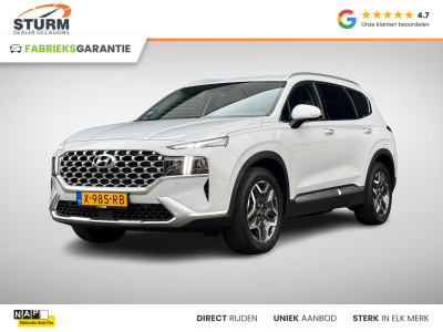 Hyundai Santa Fe 1.6 t-gdi hev premium nl-auto incl. trekhaak, nieuwstaat!